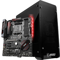 MSI 微星 MAG Bunker ATX机箱 半侧透 黑色+X470 GAMING PRO 机箱主板套装