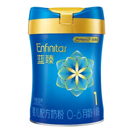  美赞臣 MeadJohnson Nutrition 第二代 婴儿奶粉 国行版 1段 820g