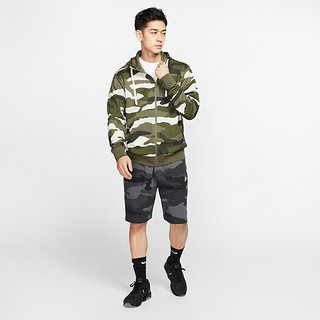 NIKE 耐克 SPORTSWEAR CLUB 男子运动卫衣 BV2821-222 迷彩绿 L