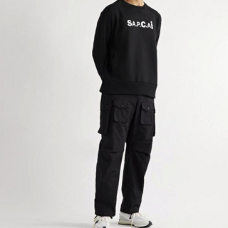 A.P.C.  Sacai联名 Sweat Tani 男士圆领卫衣 JVV16063879