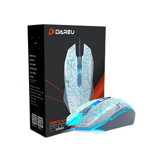 Dareu 达尔优 EM915 有线鼠标 6000DPI 白色