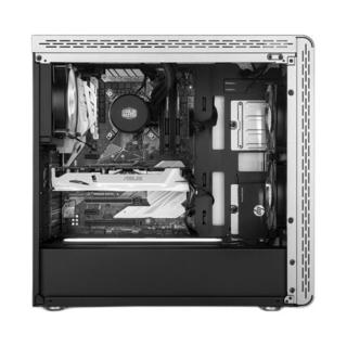 COOLER MASTER 酷冷至尊 MasterBox MS600 ATX机箱 半侧透 银色