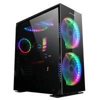 i FOR GAME 游戏悍将 境界1 ATX机箱 半侧透 黑色