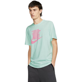 NIKE 耐克 Sportswear 男子运动T恤 BQ1266-336 绿色 L