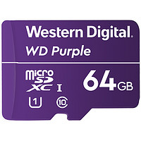 Western Digital 西部数据 WDD064G1PCA Micro-SD存储卡 64GB（UHS-I、U1）