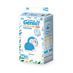 nepia 妮飘 Genki!哆啦A梦系列 婴儿纸尿裤 M64片