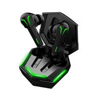 Ampe GM3 入耳式真无线蓝牙耳机 黑绿色