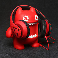 Senmai 森麦 CAT-6 耳罩式头戴式降噪有线耳机 红色 3.5mm