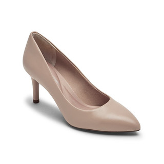 ROCKPORT 乐步 Chalina系列 女士羊皮革高跟鞋 CH6574 米色 35