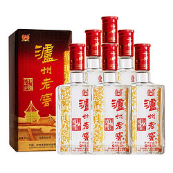 LUZHOULAOJIAO 泸州老窖 六年窖头曲 52度浓香型白酒 500ml*6瓶整箱装