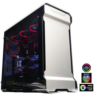 PHANTEKS 追风者 PH-ES515ETG-GS RGB E-ATX机箱 半侧透 流光银