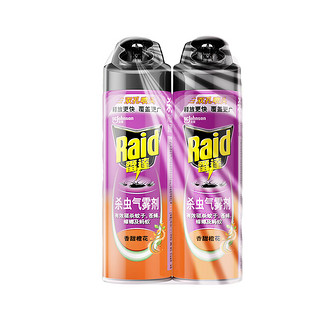 Raid 雷达蚊香 杀虫气雾剂 550ml*2瓶 香甜橙花