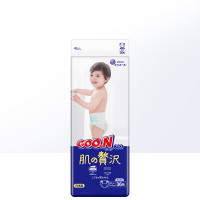 88VIP：GOO.N 大王 奢华肌滋润保湿纸尿裤 XL36片*4包