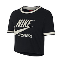 NIKE 耐克 SPORTSWEAR 女子运动T恤 AT5487-010 黑色 XL