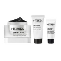 直播专享：FILORGA 菲洛嘉 黑子酱磨砂面膜50ml（调皮乳液*15ml+提拉精华7ml）