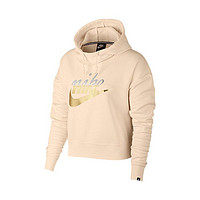 NIKE 耐克 SPORTSWEAR RALLY METALLIC 女子运动卫衣 AJ0097-838 粉色 M