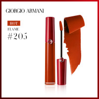 美护大赏：GIORGIO ARMANI 乔治·阿玛尼 红管臻致丝绒哑光唇釉 #205 6.5ml