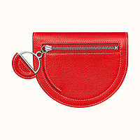 HERMÈS 爱马仕 In-the-Loop系列 女士短钱包 H077707CJS3 心红色