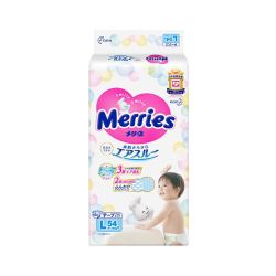Merries 妙而舒 婴儿纸尿裤 L 54片