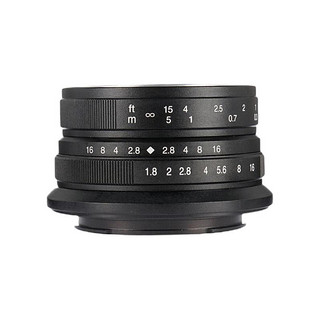 7artisans 七工匠 25mm F1.8 标准定焦镜头 富士卡口 46mm