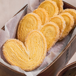 eulong元朗蝴蝶酥饼干160gx2千层酥松塔上海特产零食小吃休闲食品