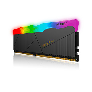 KLEVV 科赋 DDR4 3200MHz RGB 台式机内存 灯条 黑色 32GB 16GB*2 KD4AGU880-32A160X