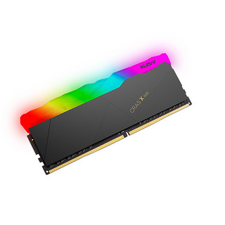 KLEVV 科赋 DDR4 3200MHz RGB 台式机内存 灯条 黑色 32GB 16GB*2 KD4AGU880-32A160X