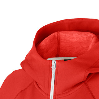 NIKE 耐克 SPORTSWEAR TECH FLEECE WINDRUNNER 女子运动卫衣 930760-634 红色 XS