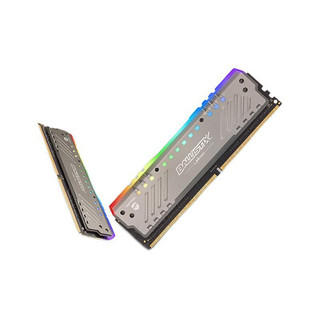 BALLISTIX 铂胜 BLT2K8G4D30BET4K DDR4 3000MHz RGB 台式机内存 灯条 银色 16GB 8GB*2 BLT2K8G4D30BET4K