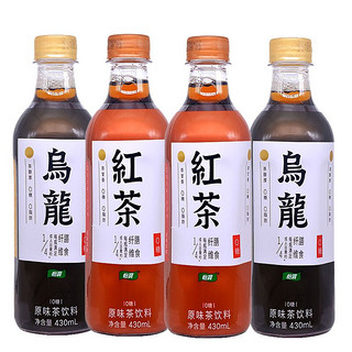 C'estbon 怡宝 0糖0脂肪 原味茶饮料组合装 2口味 430ml*15瓶（乌龙茶+红茶）