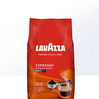 LAVAZZA 拉瓦萨 Lavazza拉瓦萨经典意式浓缩金牌咖啡豆现磨香醇黑咖啡1kg*2袋