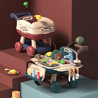 Hasbro 孩之宝 儿童玩具多功能仿真厨房购物车