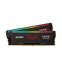 GLOWAY 光威 TYPE DDR4 3200MHz RGB 台式机内存 灯条 石墨灰 16GB 8GB*2 TYPEβDDR4-PC