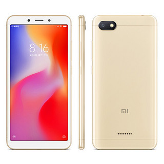 Redmi 红米 6A 4G手机 3GB+32GB 流沙金