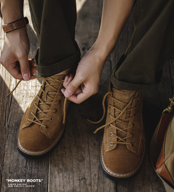 MADEN 马登 MD2007047 MONKEY BOOTS 男士短脸靴