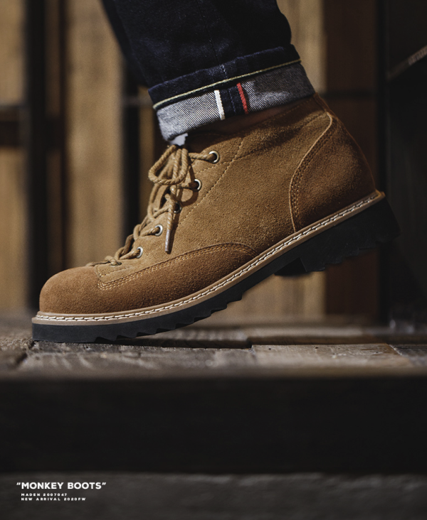 MADEN 马登 MD2007047 MONKEY BOOTS 男士短脸靴