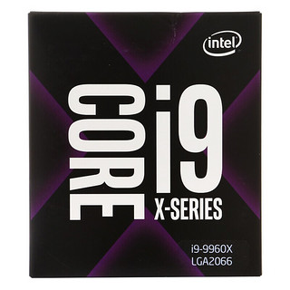 intel 英特尔 酷睿 i9-9960X CPU 3.10 GHz 16核32线程