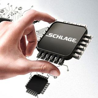 SCHLAGE 西勒奇 SE201 电子锁 太空银