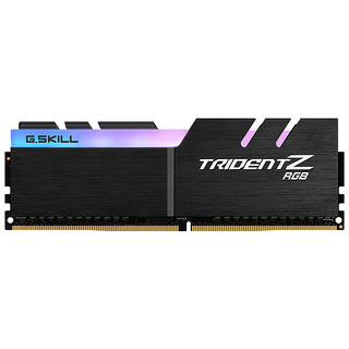 G.SKILL 芝奇 幻光戟 DDR4 3200MHz RGB 台式机内存 灯条 黑色 128GB 16GB*8 F4-3200C14Q2-128GTZR