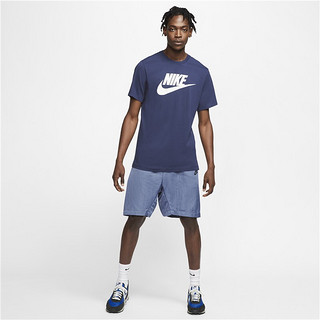 NIKE 耐克 Sportswear 男子运动T恤 AR5005-411 蓝色 M