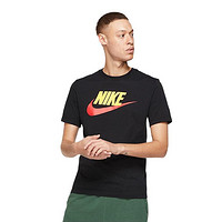 NIKE 耐克 Sportswear 男子运动T恤 AR5005-013 黑色 L