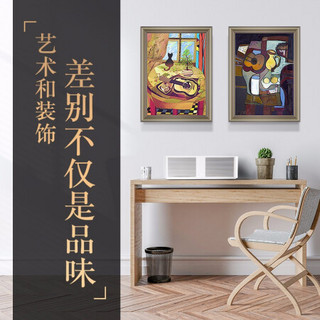 雅昌 波普艺术现代简约 系列2《吉他和猫》《静馨之二》70x50cm 风景油画装饰画