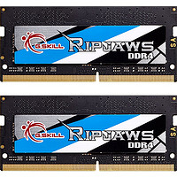 G.SKILL 芝奇 Ripjaws DDR4 3000MHz 笔记本内存 普条 冰暴蓝 16GB 8GB*2 F4-3000C16D-16GRS