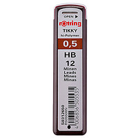 rOtring 红环 HB 自动铅笔笔芯 黑色 0.5mm 12支装