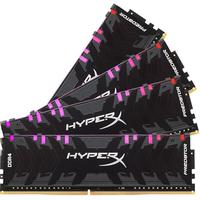 Kingston 金士顿 Predator 掠食者系列 DDR4 2933MHz 台式机内存 灯条 黑色 RGB 32GB 8GB*4 HX429C15PB3AK4/32