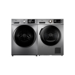 Midea 美的 MG100A5-Y46B+MH90-H03Y  洗烘套装 （10滚筒+9烘干）