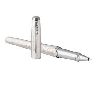 PARKER 派克 Urban都市系列 拔帽签字笔 珍珠白格纹 0.7mm 单支装