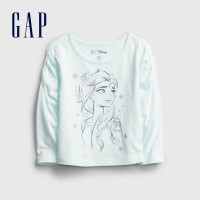 Gap 盖璞 女幼童纯棉长袖T恤 秋季新款童装冰雪奇缘上衣