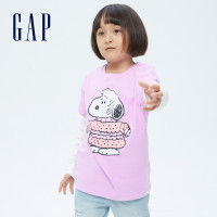 Gap 盖璞 女童纯棉假两件长袖T恤754736秋季2021新款童装
