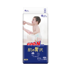 GOO.N 大王 奢华肌系列 婴儿纸尿裤 L42片*2包